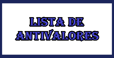 Lista de Antivalores