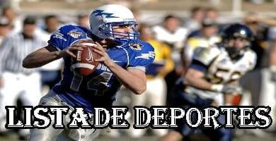 Lista de Deportes