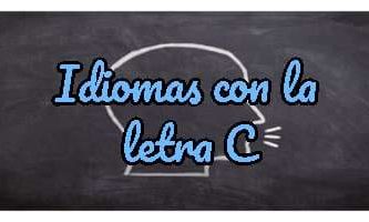 Idiomas con la letra C