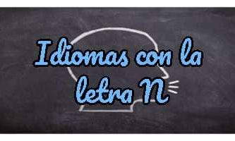 Idiomas con la letra N