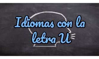 Idiomas con la letra U