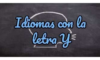 Idiomas con la letra Y
