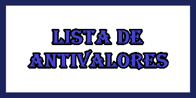 Lista Antivalores