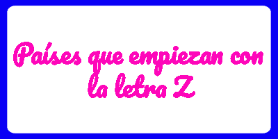 Lista de Países con Z